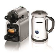 Nespresso A+D40-US-SI-NE Inissia C40 Silver Bundle, Silver N4