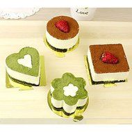 Sher 3''Mousse Tool Set of Love Heart Mousse Ring with Push Handle Cheese Cake Mold Stainless Steel N4