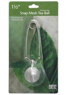 Kobwa(TM) Stainless Steel Sphere Locking Spice Tea Ball Strainer/Mesh Infuser Herb Filter With Kobwa's Keyring