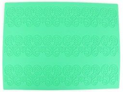 Lesirit Printing Pattern Silicone Fondant Cake Lace Embossed Mold Mat (Leaves) N4