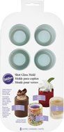 Wilton 570-0118 8 Cavity Round Silicone Shot Mold, Green N7