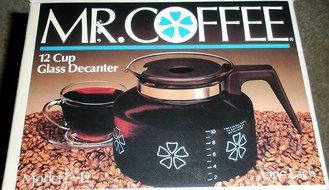 Mr. Coffee 12-Cup Glass Decanter N3