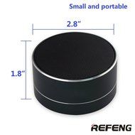 ReFeng Wireless Rechargeable Portable Bluetooth Speaker Built in Mic,USB and TF card port,Pairs Easily With All... N7