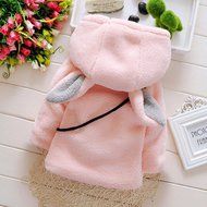 Baby Girl Clothes,Laimeng Baby Infant Girls Fur Winter Warm Hooded Coat Cloak Jacket Thick Warm Clothes (6, Pink) N11