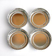 Tart Pan by Vanika, Pack of 4, Heavy Duty Tinned Steel Quiche Pans, Excellent Heat Conduction for Uniform Baking... N2