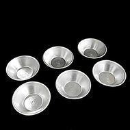 Sher 6pcs Aluminum Cupcake Cookie Pudding Egg Tart Mold Mould Makers Cake Die Baking Tools N3
