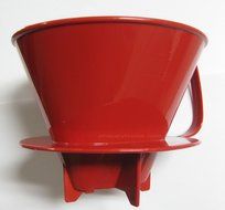 Harold Import 2664 #4 Filter Cone Red and Black Assorted N2