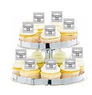 CakeSupplyShop Item#24221 24pk Gorgeous 40th Birthday Edible Cupcake Decoration Toppers / Picks