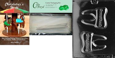 Cybrtrayd J042 Sweet Tooth Chocolate Candy Mold with Exclusive Cybrtrayd Copyrighted Chocolate Molding Instructions N3