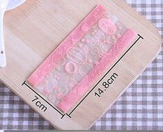 ONOR-Tech 50 PCS Lovely Cute OPP Cookie Bakery Candy Biscuit Treat Gift Diy Plastic Bag + Label Seal Sticker (... N7