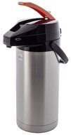 Update International (FLSV-30/OR/BT) 3 L Stainless Steel Decaf Airpot w/Orange Lever Top