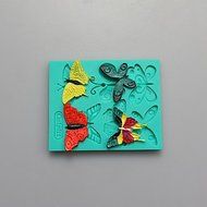Sher Butterfly Shape Chocolate Silicone Molds,Cake Molds,Soap Molds,Decoration Tools Bakeware N5