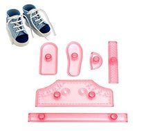 Windspeed 6pcs/set Sneaker Soccer Shoes Baking Cake/Candy/Sugar/Fondant Mold Kids' Birthday Cake Decoration Supply