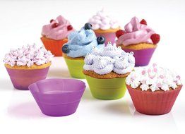 Mastrad A44355 Silicone Muffin Molds, Set of 12 N5