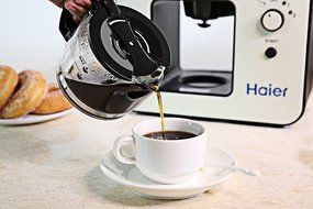 Haier Brew Automatic Coffee Makers 4 Cup with Grinder Espresso Machines N5