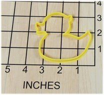 Kids Bath Rubber Duck Fondant Cookie Cutter and Stamp #1350 N2