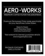 Premium Super Fine Stainless Steel S Filter for Aeropress - Reusable Ultrafine Mesh with Lifetime Guarantee N4