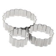 Anyana 3Pcs Carnation Fondant Mold Cake Flower Decor Sugarcraft Cookie Cutters Baking Mould Party Wedding Dessert N6