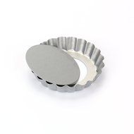 Tosnail Non-Stick 4 Inch Round Mini Tart/Quiche Pan, 4-Inch Diameter, Set of 6 N4