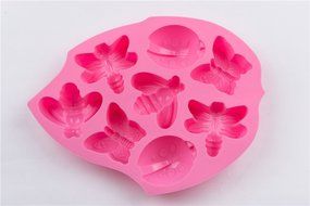 8 Cavity Insect Silicone Handmade DIY Cake Cookie Pudding Jello Chocolate Baking Mold Food Grade N2