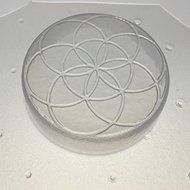 Flexible Resin Mold Sacred Geometry Seed of Life 2" Diameter X 1/2" Deep