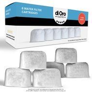 di Oro Caffe Activated Charcoal Water Filter Cartridge for Keurig 2.0 Brewers - (6-Pack) 1-Year Supply