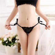 Underswear Laimeng, Women Sexy Lace Briefs Panties Thongs G-string Lingerie Underwear (Black) N32