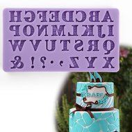 Anyana Alphabet Letter Silicone Fondant Mould Sugar Paste Cake Cupcake Icing N3