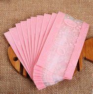 ONOR-Tech 50 PCS Lovely Cute OPP Cookie Bakery Candy Biscuit Treat Gift Diy Plastic Bag + Label Seal Sticker (... N9