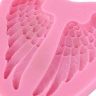 C-Pioneer Lovely Silicone Fairy Wings Baker Sugar Embossing Craft Mould Maker Pastry Tool N6