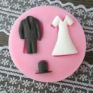 Y&amp;XL&amp;H Clothes Bake Fondant cake mold,L7cmW7cmH1cm