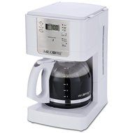 Mr. Coffee JWX20 12-Cup Programmable Coffeemaker, White