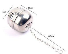 Stainless Steel Ball Shape Alkaline Water Mineral Cup Colander Holder (to make a pitcher of water) N2