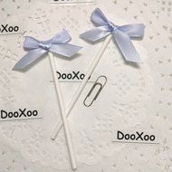 DOOXOO Purple Bowknot Baby Shower Cupcake Toppers Party Food Picks Muffin Decoration Baby Shower Party Decorations... N5