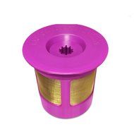 6-Pack Reusable Gold Plated Mesh Coffee Filters For Keurig 2.0 and 1.0 Brewers Fits K200/K250, K300/K350, K400... N2