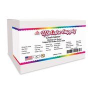 12 Color-US Cake Supply&reg; by Chefmaster Liqua-Gel Paste Cake Color Set - The 12 Most Popular Colors in 0.75 fl.... N11