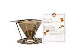 Coloma Coffee Works Titanium Coated Pour Over Coffee Dripper/Filter N6