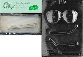 Cybrtrayd J027 Glasses Jobs Chocolate Candy Mold N4