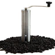 Manual Coffee Grinder for Travel | Portable Handheld Stainless Steel Grinder with Ceramic Conical Burr Mill for... N6