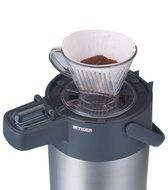Tiger Coffee, Tea, Stainless Steel Vacuum Pump Jug (3 liters, 18/10 Steel) N3