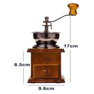 SOGAR Wooden Coffee Hand Grinder Coffee Bean Machine Vintage Hand Grinding Machine for Home, Hand Crank Mill Grinds... N5
