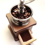 SOGAR Wooden Coffee Hand Grinder Coffee Bean Machine Vintage Hand Grinding Machine for Home, Hand Crank Mill Grinds... N6