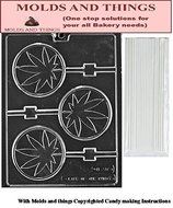 MARIJUANA LOLLY with &copy; molding Instructions + 50 Lollipop Sticks