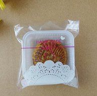 ONOR-Tech 100 PCS Lovely Cute Bowknot OPP Self Adhesive Cookie Bakery Candy Biscuit Roasting Treat Gift DIY Plastic... N25