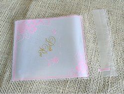 ONOR-Tech 100 PCS Lovely Cute Bowknot OPP Self Adhesive Cookie Bakery Candy Biscuit Roasting Treat Gift DIY Plastic... N30