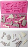 FOUR-C Gum Paste Decorating Mold Cake Decorating Tools Color Pink N2