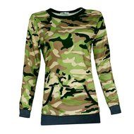 Pullover Tops,Morecome Womens Ladies Camouflage Printing Pocket Sweatshirt Shirts N5