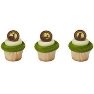 Hunting Cupcake Rings - 24 pc