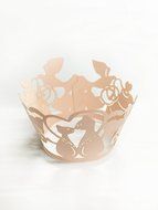 HUAL Cupcake Wrappers 50 Filigree Artistic Bake Cake Paper Cups Cat Lace Laser Cut Liner Baking Cup Muffin Case... N6