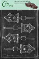 Cybrtrayd A117 Bird House Lolly Animal Chocolate Candy Mold